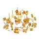 thumbnail image 1 of Naiovety 100 juegos de pendientes de base en blanco para hacer postes, tapones para pendientes, conector inferior, accesorio para pendientes, suministros Artesanía Color Dorado/ 6mm Naiovety HA061131-11, 1 of 6