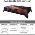 thumbnail image 3 of Galaxy Tablecloths Polyester Table Cloth for Kitchen Dinning Table Washable Table Cover for Parties Wedding Picnic, 3 of 6