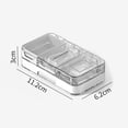 thumbnail image 3 of YAOMOBB Sealed Storage Box Travel Blade Organizer Detachable Design Portable Accurate Cutting, 3 of 6