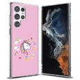 thumbnail image 1 of TalkingCase Slim Phone Case Compatible for Samsung Galaxy S22 Ultra 5G, Unicorn Stars Print, Thin Light, Flexible, Soft, USA, 1 of 6