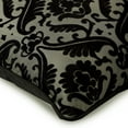 thumbnail image 2 of Cushion Covers, Decorative Pillow Cover, 16x16 inch (40x40 cm) Burnout Velvet Pillowcase, Square Black & Grey Throw Pillows Cover, Couch Cushion Cover, Damask - Victorian Black, 2 of 3