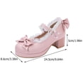 thumbnail image 2 of Tineasur Heeled Trainers Pink Rubber 1 Pair Open Toe Women Daily Wear Spring, 2 of 6