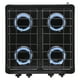 thumbnail image 2 of Estufa Parrilla de Gas 4 quemadores Garell Anaquel Negra, 2 of 4