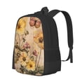 thumbnail image 1 of Balery Vintage Floral Butterfly Collage Mochila para hombre y mujer - Tela Oxford 600D resistente - Gran capacidad, resistente al agua, ideal para la escuela, viajes y senderismo, 1 of 6