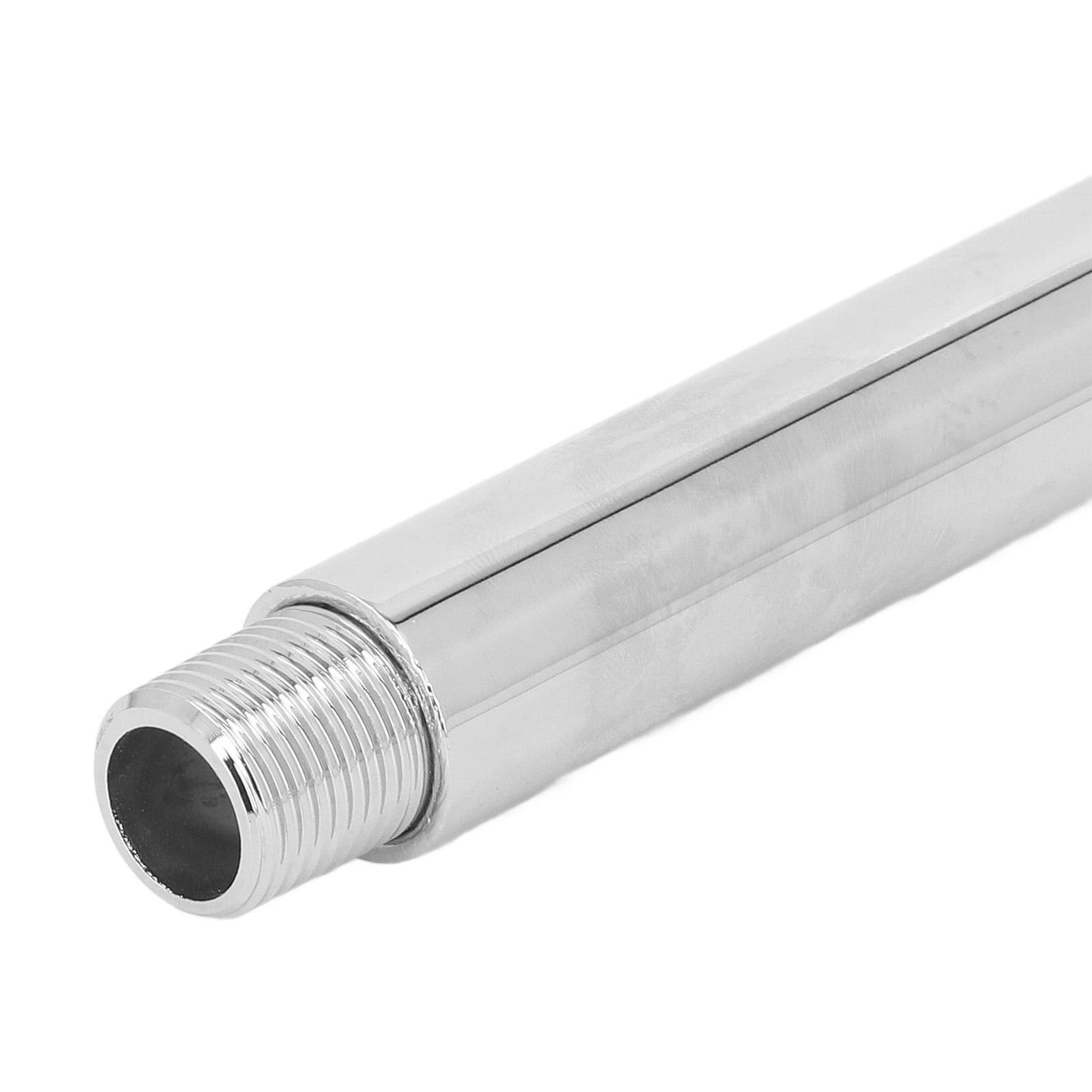 YAHHU 27.6in Ceiling Mount Adjustable Rain Shower Head Extension Arm Stainless Steel Bathroom Fixture Component with Decorative Cover and Easy Installation Instruction Manual