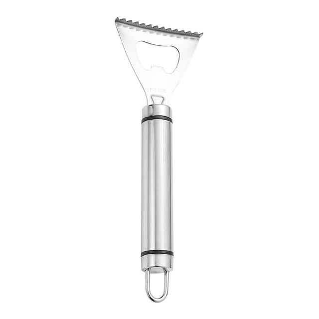 Fish Scale Scraper, Stainless Steel, Portable, for Removing Fish Scales, Seafood Descaler Scraper