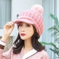 thumbnail image 6 of Kiplyki Women's Cold-proof Neck Protection One-piece Hat Warm Knitted Hat, 6 of 6