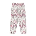 thumbnail image 5 of Daiia Romantic Travel In Paris Women's Sleep Pant with Pockets and Drawstring,Pajama Pants-Small, 5 of 9