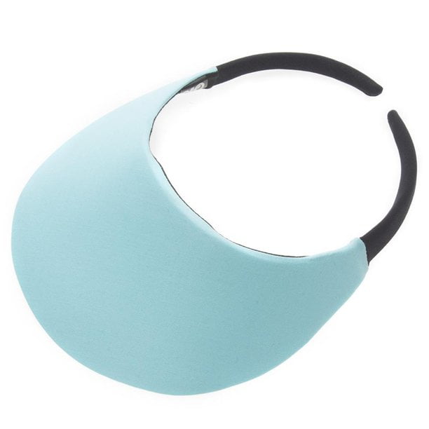 No Headache Midsize Sports Visor Light Blue