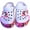 White, variant on Loonyx Kids Unicorn Clog Slippers for Girls, Toddler Size 12, Light Pink