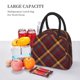 thumbnail image 5 of Fotbe Buffalo Check Plaid Bolsa de Almuerzo con Estampado, Lonchera Aislada, Contenedor de Comida Reutilizable Tipo Cooler a Prueba de Fugas, 5 of 6