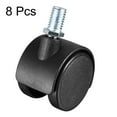 thumbnail image 2 of 1.5" Swivel Caster Wheels Nylon Threaded Stem M8x0.59" (8 per pack), 2 of 4
