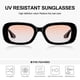 thumbnail image 3 of Gafas de sol retro ovaladas de alta gama europeas y americanas para chicas, hechas de PC, 3 of 5