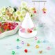 thumbnail image 4 of 600 tapas de cuentas de flores acrílicas transparentes, a granel, flores de tulipán, campanas de colores, lirios, espaciadores florales, tapas de cuentas sueltas, 4 of 6