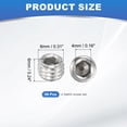 thumbnail image 2 of Hex Socket Grub Screw Flat Point Grub Bolt Stainless Steel Head Socket Set Screws for Door Handles, Light Fixture Repair M8x6mm, 2 of 7