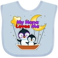 thumbnail image 3 of Inktastic My Nana Loves Me Penguin Boys or Girls Baby Bib, 3 of 4