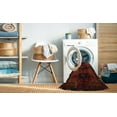thumbnail image 2 of Ahgly Company Machine Washable Indoor Square Traditional Crimson Red Area Rugs, 5' Square, 2 of 7