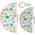 thumbnail image 3 of FMSHPON Easter Egg Bright Color Xmas Christmas Tree Skirt Stand Mat for Holiday Party Decoration Indoor Outdoor 36 inches, 3 of 6