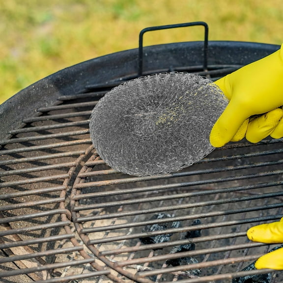 OUNONA Wire Grill Brush Replacement Heads Grill Cleaning Brush Grill Brush And Scraper Cleaning Scrubbing Scouring Pad For Any Grill