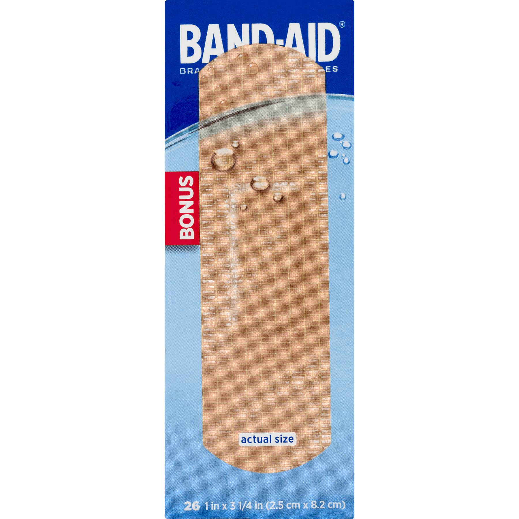 Band-Aid Adhesive Bandages Tough Strips Waterproof - 26 CT