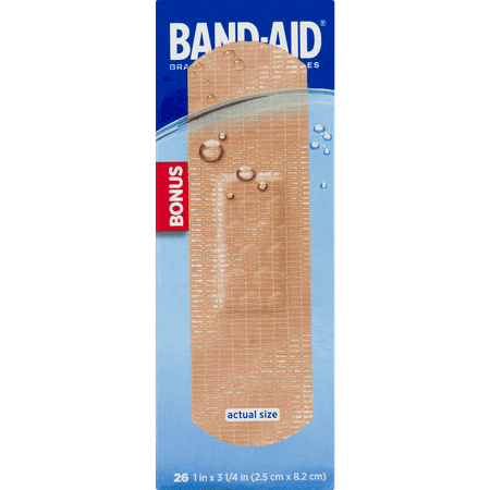 BAND-AID Tough Strips Adhesive Bandages, 26 Count