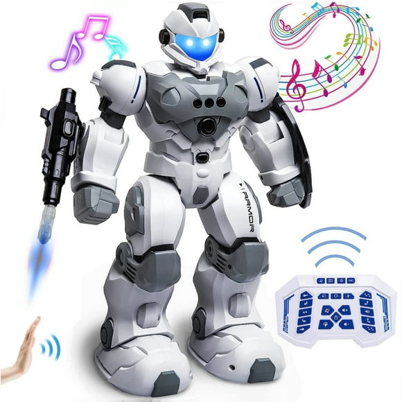 RC Robot Toys, Gesture Sensing Remote Control Robot Toys for Kids, Intelligent Programmable RC Smart Robot with Walking Singing Dancing