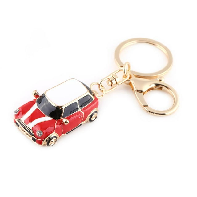 Mini Style Car Keychain,Classic Car Keychain Cute Car Model Key Ring For Women Bag Charms Diy Gift