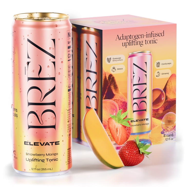 Brez ELEVATE Functional Energy Focus Motivation Drink - 80mg
