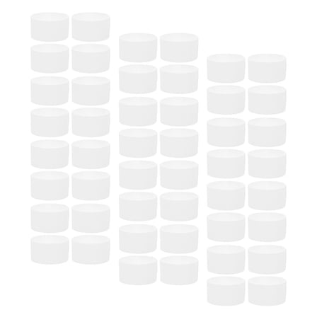 OFFIGAM 100pcs White Blank Paper Money Wrappers for Business Use Self-Adhesive Straps