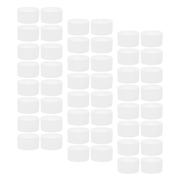 OFFIGAM 100pcs White Blank Paper Money Wrappers for Business Use Self-Adhesive Straps