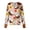 Pink, variant on Scrub Tops for Women Long Sleeve Round Neck Floral Medical Scrubs Hawaiian Soft Nurse Medical Uniform, XL