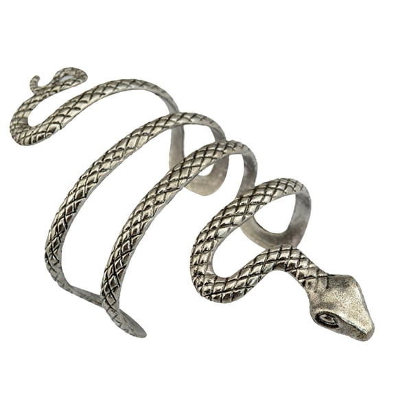 Brazalete Abierto de Forma Serpiente Sunnimix Brazalete de cuña de serpiente anhelada