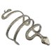 thumbnail image 1 of Brazalete Abierto de Forma Serpiente Sunnimix Brazalete de cuña de serpiente anhelada, 1 of 8