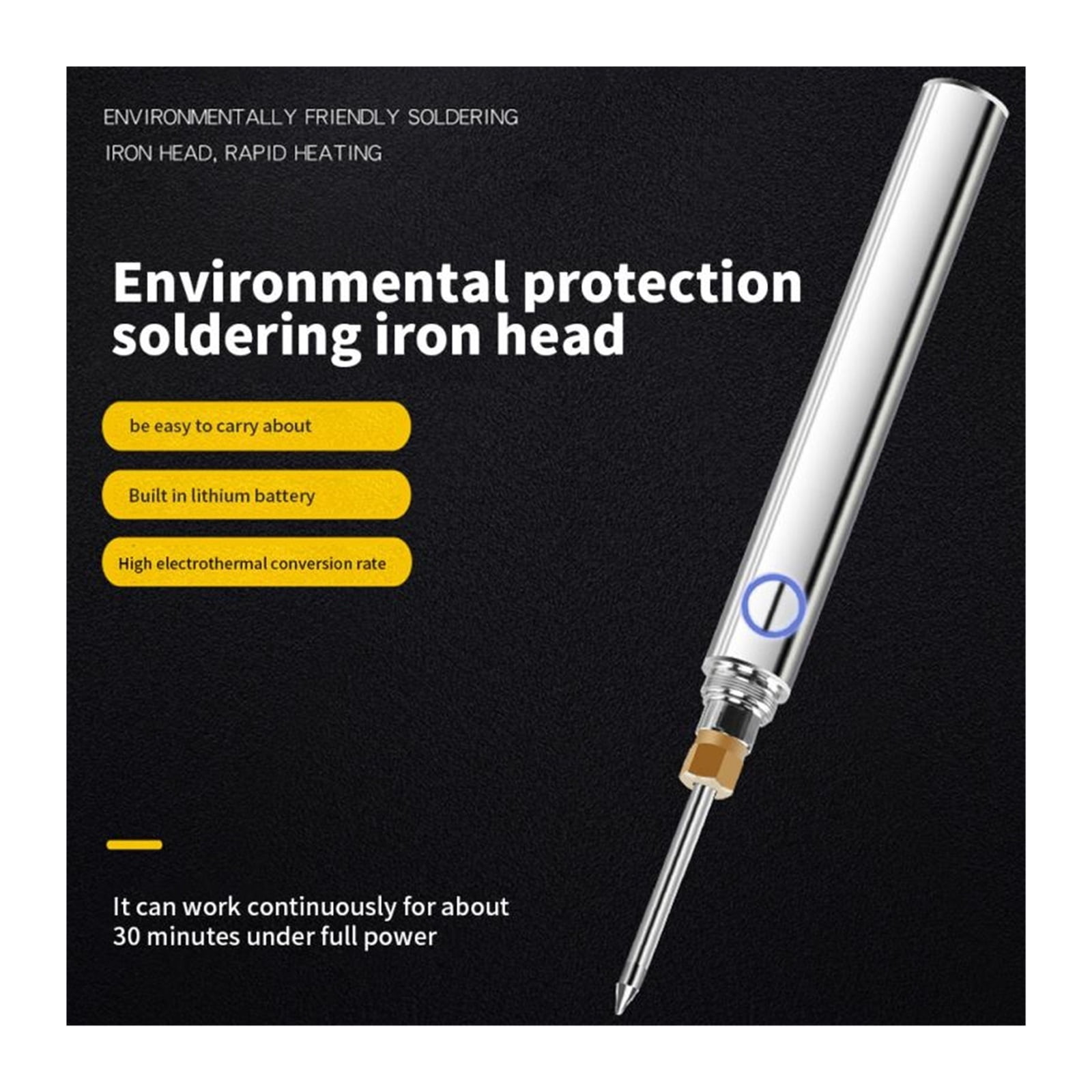 Mini Small Welding Pen ,Electric Soldering Iron Lithium Battery Internal Heat Portable Radio Soldering Iron Tools ,Gadgets Usb