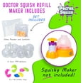 thumbnail image 2 of Doctor Squish Glow in The Dark Squishy Pack Refills - DIY Squishy Making Kit - Create Your Own Squishies with Neon Glow Effects, 2 of 7