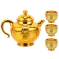 thumbnail image 1 of 1 set of Buddhist Sacrifice Cup Ritual Buddhist Offering Water Cup Buddha Wine Kettle, 1 of 4