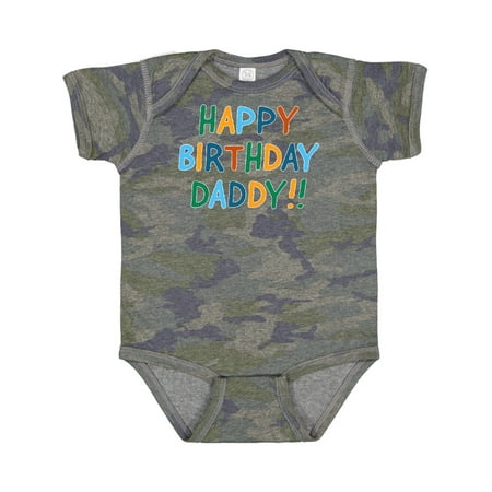 

Inktastic Happy Birthday Daddy!! Gift Baby Boy or Baby Girl Bodysuit