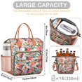 thumbnail image 5 of Pioneer Flower Floral Print Pattern Womens Lunch Box for Work,Insulated Large Lunch Bag for Tween and Teen,Loncheras Para Mujer,Leakproof Adult Lunch Bag for Work,Beach,Travel,Picnic,Camping, 5 of 7