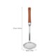 thumbnail image 5 of Colador de malla de acero inoxidable de 1 pieza para fideos y té, ideal para el hogar (plateado)., 5 of 7