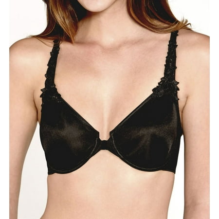 

Women s Dominique 7050 Meryl Front Close Minimizer Bra (Black 38DD)