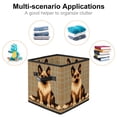 thumbnail image 2 of Pixel Dog Large Capacity Foldable Storage Basket Toy Box with Handle, 10.8"x10.5"x10.6, 2 of 6