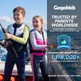 thumbnail image 3 of Gogokids Kids Swim Vest Youth Life Jacket,Lightweight Soft 3D Flotation Buoyancy Vest with Adjustable Straps,Fit for Teens Boys Girls 50-125 lbs,for Boating Kayaking Fishing Swimming, 3 of 10