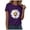 Purple, variant on felwors Daisy Flower Shirt for Women Crewneck Graphic Tee Short Sleeve Floral Tops (Purple, XL)