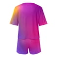 thumbnail image 6 of Gerichy Girls Summer Outfits, Summer Girls Thin Suit Sweet Solid Color Two Piece Set Cute Fly Sleeve Top Ruffled Top Shorts, 6 of 6