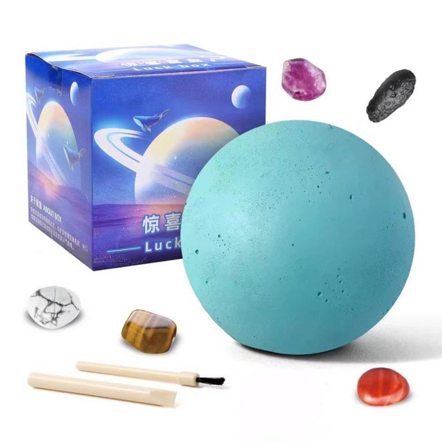 Juguetes Educativos de ciencia para explorar y excavar juguetes arqueológicos, regalo de cumpleaños para niños, juguetes del sistema Solar científico