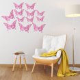thumbnail image 2 of Pegatinas 3D De Mariposas Huecas Pegatinas De Mariposas Simuladas 12 Pegatinas Combinadas Para Paredes Salón Dormitorio Diseño De Paredes Diy, 2 of 2