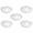 Clear(8"), variant on Luluganb 5-Pcs Plant Pot Saucers, Plant Trays To Catch Water, Plant Saucer, Plant Trays for Pots, Plant Saucers for Indoors, Transparent Plastic Plant Pot Drip Trays Clear Plant Saucers,Clear(6")