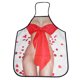thumbnail image 2 of 39 Opciones Nueva Novedad Divertida Broma Delantales Rude Kitchen Cheeky BBQ Delantal De Cocina Novedad Inicio Delantales Babero Bowknot perfecl Delantal de cocina de poliéster, 2 of 6