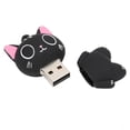 thumbnail image 3 of Memoria USB con diseño de gato de dibujos animados, almacenamiento de datos, imágenes, música, películas, archivos, disco U de regalo, 16 GB, 3 of 12