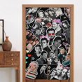 thumbnail image 1 of Cortina para puerta de Grey's Anatomy, cortina opaca con estampado de patrón, cortina divisoria para habitación, tapiz para decoración del hogar, 34" de ancho x 56" de largo, 1 of 7